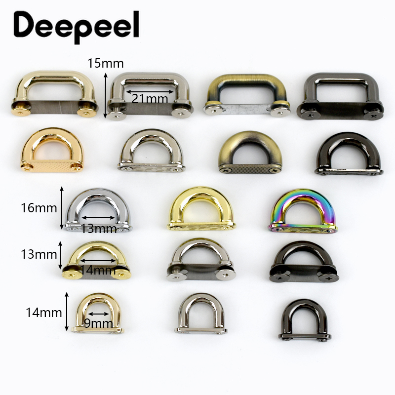 Deepeel 5/10Pcs Metal Buckles  - Leatherwork Hardware ulasan dan harga