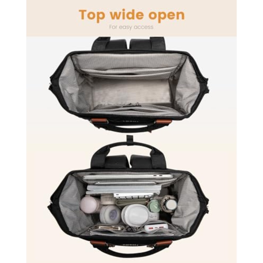 Laptop Backpack for Women, Tea - Leather Work Leather ulasan dan harga