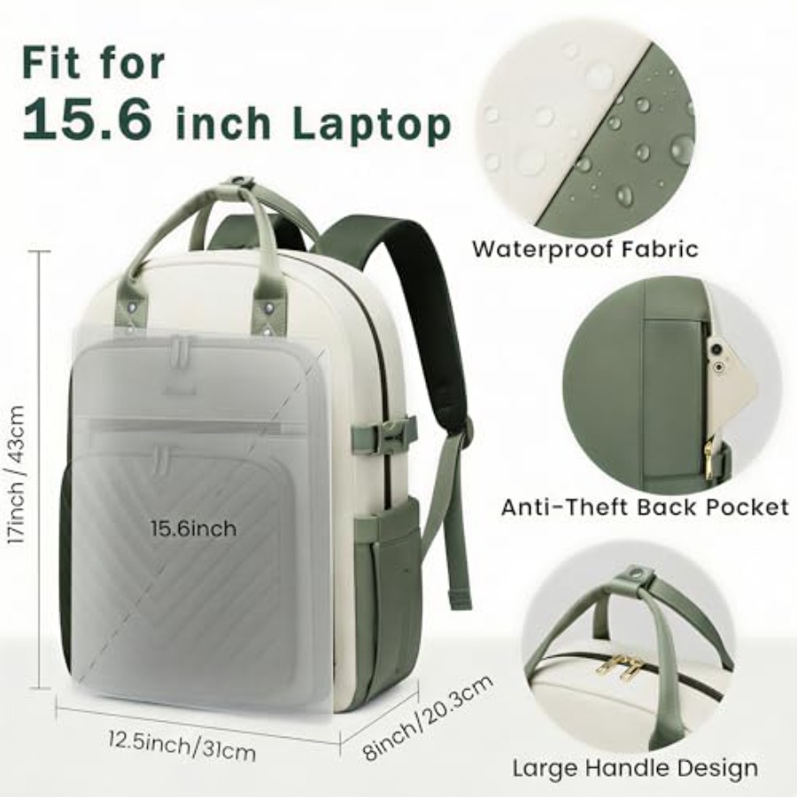 Laptop Backpack for Women, Wat - Leather Work Womens Backpack ulasan dan harga