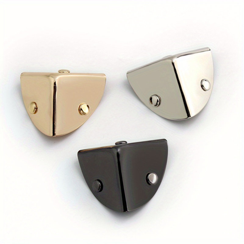 4PCS Metal Triangle Corner Pro - Leatherwork Hardware ulasan dan harga