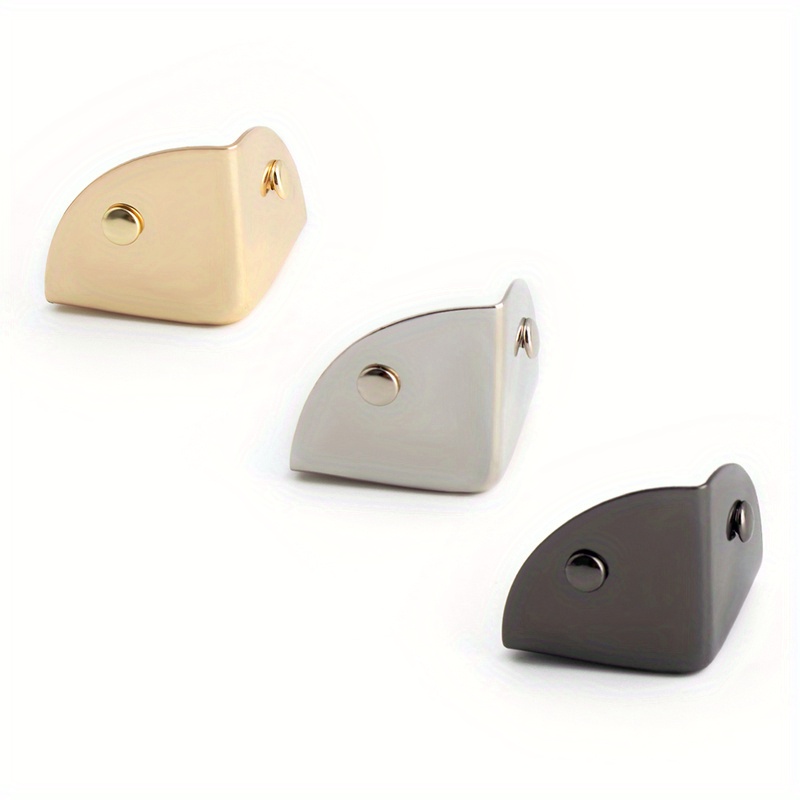 4PCS Metal Triangle Corner Pro - Leatherwork Hardware ulasan dan harga