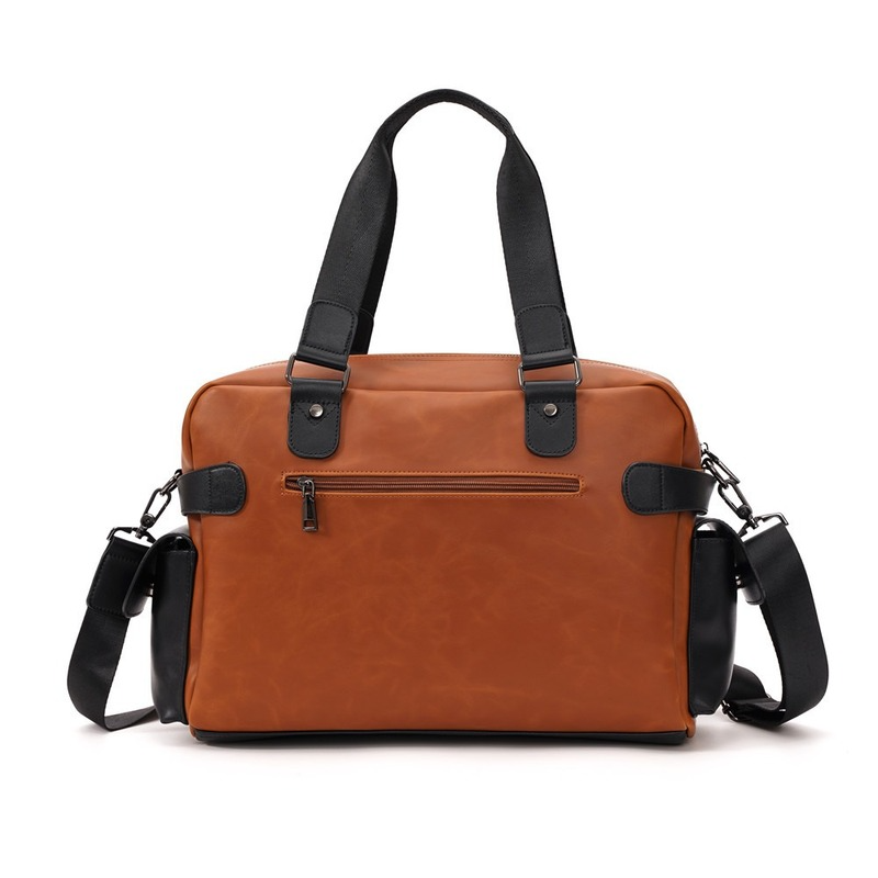 Trendy Men's Shoulder Bag Retr - Leather Work Bag Mens ulasan dan harga